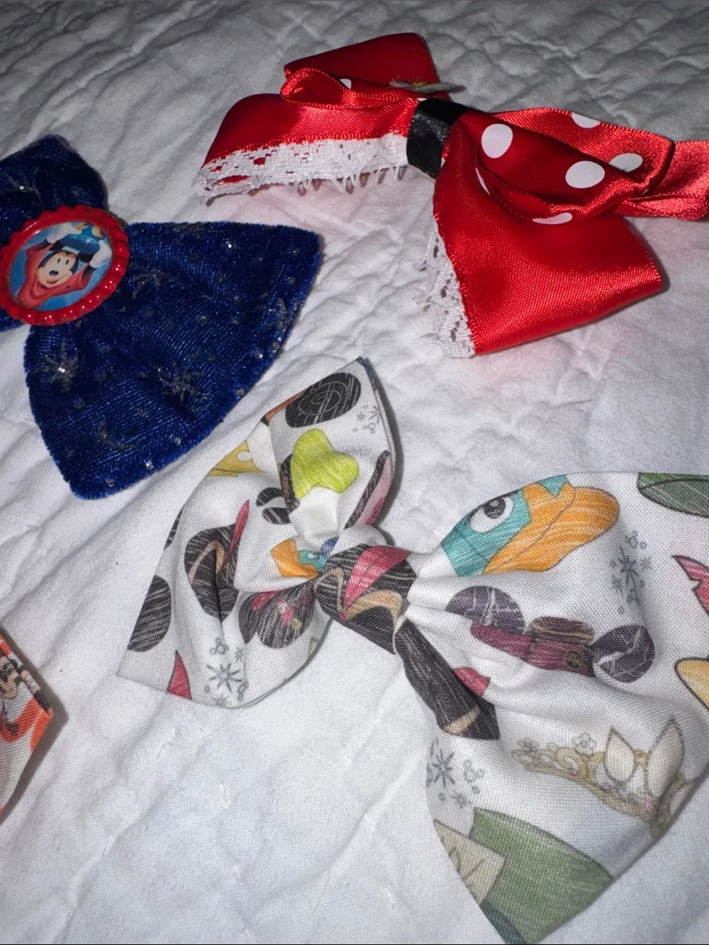 Disney hair bows